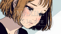 涙ぐむ若い女性 | 4509294-14202