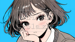 「はぁ？」と呆れた表情をしている女子高生