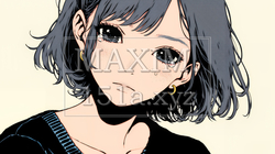 涙ぐむ若い女性 | 4557975-14198