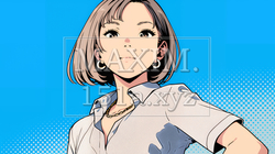 得意げな表情を浮かべている若い女性 | 4565483-14179