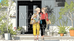 道端で会話を楽しむ若い主婦たち（ママ友たち） | 4570896-16843