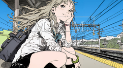電車で通学している女子高生 | 4574656-13050