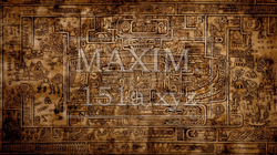 古代の壁画の背景：災害の様子を表したとされる（フェイク） | 4624287-19254