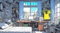 若者の一人部屋 | 4640605-12696
