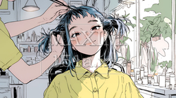ヘアカットをしている若い女性 | 4696610-6030