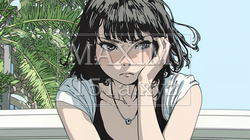 嫌悪の表情を浮かべている若い女性 | 4711466-13981