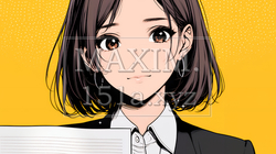 書類を確認するビジネスウーマン | 4768898-13172