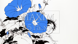 アサガオの花（シンプルな色使い） | 4786584-10219