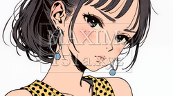 嫉妬の表情を浮かべる若い女性 | 4804747-17126