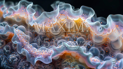火星とかにいそうな架空の微生物の顕微鏡画像 | 481429-3752