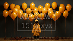 ハロウィンの基本的要素を捉えたミニマルアート（minimalism）な表現：精緻CG | 4823328-1028