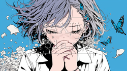 悔し涙を浮かべる少女