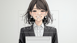 書類を確認するビジネスウーマン | 488574-13174