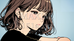 「ふん！」という表情でそっぽを向いている若い女性｜5055694-13694