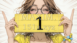 数字の「1」を掲げている若い女性 | 4978499-15467