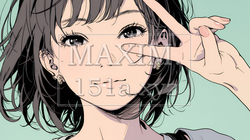 笑顔でピースサインを見せる若い女性 | 5003674-14274