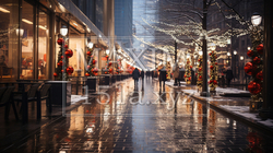 ホワイトクリスマスの街角 | 5024294-1951