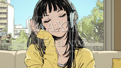 うっとりしている女性：大好きな音楽を聞いている女性 | 5036311-12229