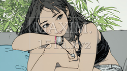腹痛（生理痛）に苦しむ若い女性 | 5064037-15181