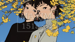 紅葉と双子の女子｜5143155-5861