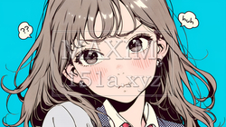「はぁ？」と呆れた表情をしている女子高生