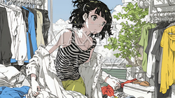 着ていく服をクローゼットから選ぶ若い女性 | 5147514-15949