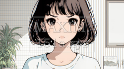 怯えた表情の若い女性 | 5295013-13903