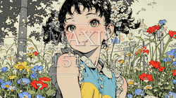 おしゃまな女の子 | 5310364-7722