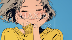 「うふふ」と微笑んでいる若い女性 | 5330295-12877