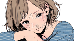 お茶目な（生意気な表情をした遊び心のある）若い女性 | 535045-17103