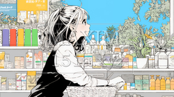 ドラッグストアでコスメを選ぶ若い女性 | 5396057-16100