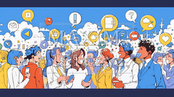 人材育成と社員研修のビジネスコンセプト｜学び成長するビジネスパーソンのイラスト素材 | 5420702-17417
