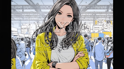 ビジネスフェアに参加しているビジネスウーマン | 5432501-13348