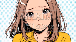 怯えた表情の若い女性 | 5473918-13899