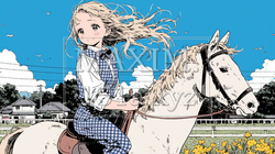 乗馬をしている若い女性 | 5477895-5357