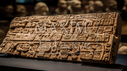 古代遺跡から出土した古文書粘土板（フェイク）