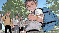 元気に駆け回っている小学生の男の子 | 5506057-8355
