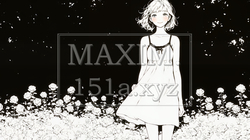 バラ園を散策している若い女性（シンプルな色使い） | 5506994-11050