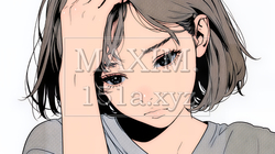 戸惑いの表情の若い女性：困惑した微妙な感情を浮かべた女性 | 5568814-14012