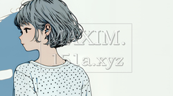 白い壁に向かって考え事をする若い女性 | 5578563-14426