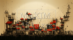 格差社会を抽象的に表現 | 5637832-19298