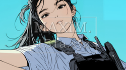女性の警備員 | 5669304-12420