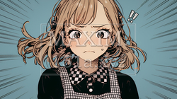 怯えた表情の若い女性 | 5678934-13900
