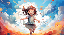 幸せな夢の中にいる少女 | 5757126-3660