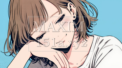 「うふふ」と微笑んでいる若い女性 | 5766673-12868