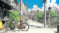 昭和のかおりが漂う町並み | 5826064-8960