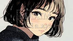 輝く瞳で見つめる好奇心旺盛な若い女性 | 5833590-17036