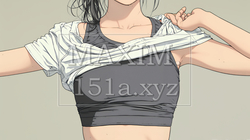 ウェストライン（腰回り）をチェックしている女性 | 5864563-11764