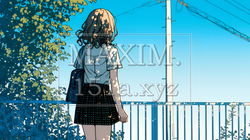 未来に向かって歩き出す女子高生 | 5893445-15078