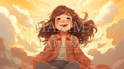 幸せな夢の中にいる少女 | 5930203-3658